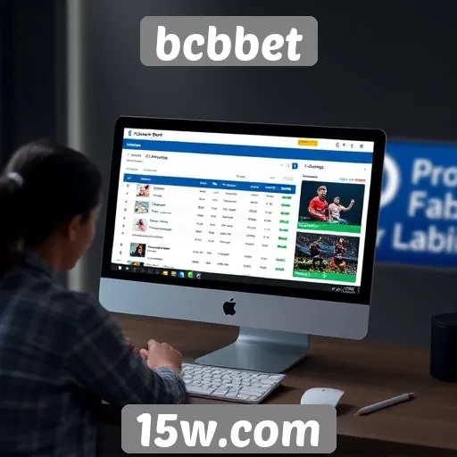Interface do site BCBBet é intuitiva e acessível